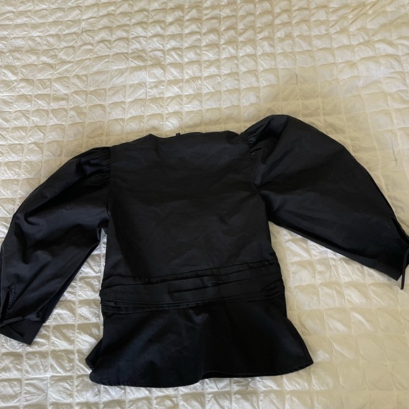 Express black puff sleeve blouse - Picture 6 of 7
